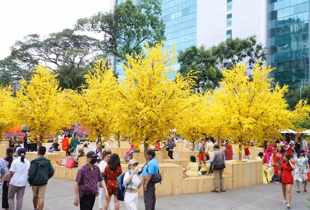 ruc ro mai vang trong khong gian le hoi tet viet tai tpho chi minh hinh 4