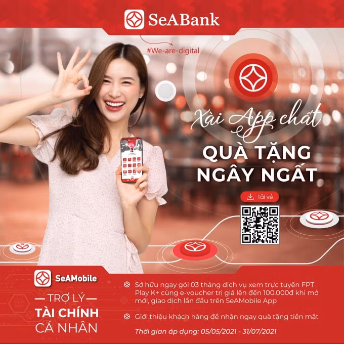 seabank danh tang hon 2 ty dong cho khach hang mo moi ngan hang so seanet seamobile hinh 1