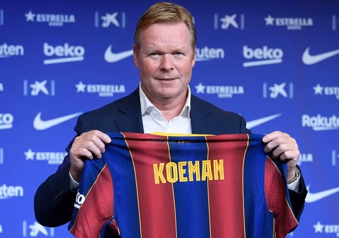Câu lạc bộ Barca sẽ không có sự chỉ đạo của nhà cầm quân Ronald Koeman trên băng ghế huấn luyện ở hai trận tới tại La Liga. Ảnh: internet