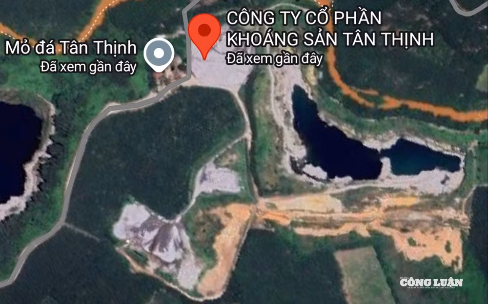 Mỏ đá Suối Rạc và thương vụ hụt 600 tỷ mua 100% vốn góp Công ty Cổ phần Khoáng sản Tân thịnh. (Ảnh: CK)