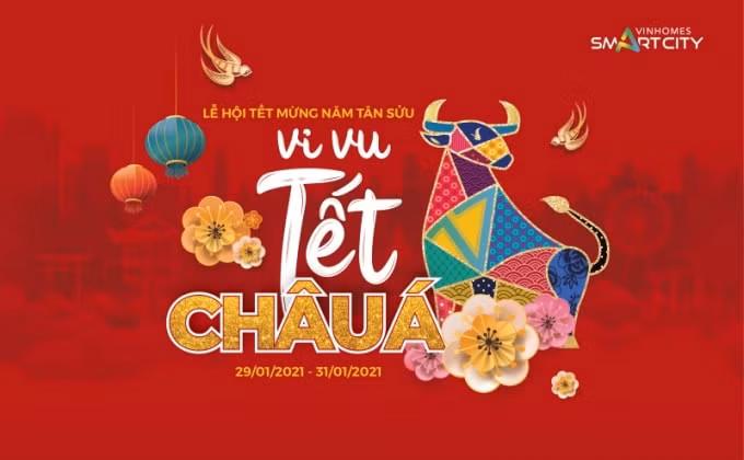 Với chủ đề “Vi vu tết châu Á”, lễ hội chào Xuân 2021 sẽ mang tới trải nghiệm du xuân có 1-0-2 dành riêng cho các cư dân Vinhomes.