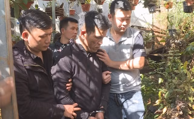 Nguyễn Thành Luân thời điểm bị bắt giữ. Ảnh: laodong.vn
