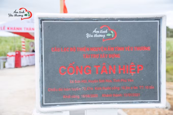 Công trình dân sinh “Cống Tân Hiệp” với chi phí để thực hiện xây dựng hơn 2 tỷ đồng đã được khai thông.