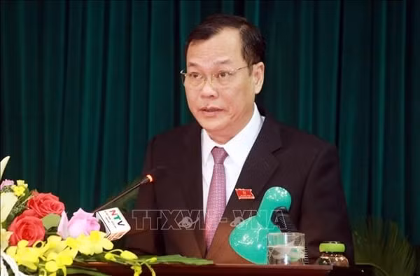 Chủ tịch HĐND tỉnh Nam Định Lê Quốc Chỉnh. Ảnh: TTXVN