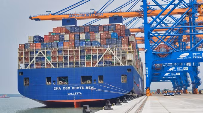 Cảng Gemalink chính thức đi vào hoạt động. Ảnh: nhandan.vn