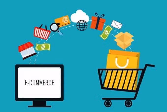 Thương mại điện tử đã có 1 năm 2020 vượt qua nhiều khó khăn để có được kết quả tốt. Ảnh minh họa