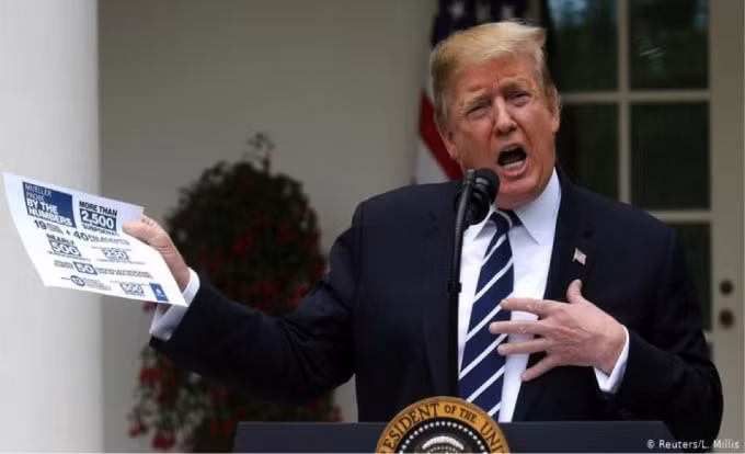Ông Trump dính cáo buộc “kích động” cuộc bạo loạn tại Điện Capitol hôm 6/1. Ảnh: Reuters