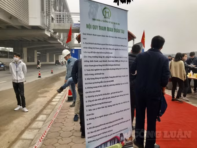 Nội quy tham quan dự án đường sắt đô thị Nhổn - ga Hà Nội