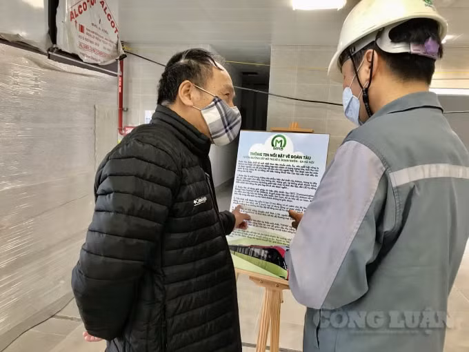 Những câu hỏi của người dân được cán bộ, công nhân Ban Quản lý đường sắt đô thị Hà Nội giải đáp