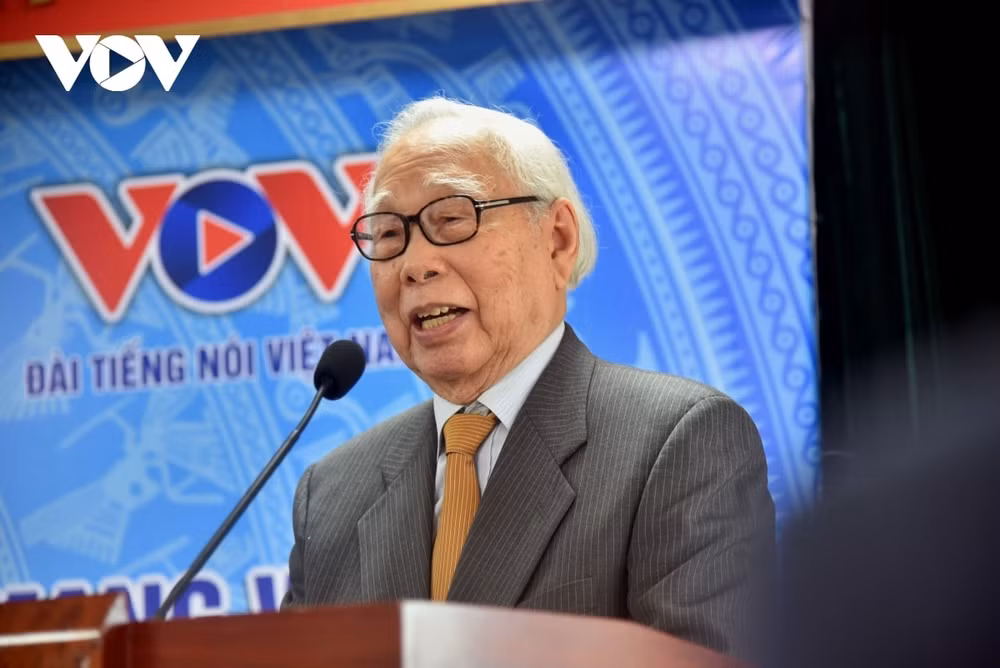 Nhà báo Phan Quang, nguyên Tổng Giám đốc Đài Tiếng nói Việt Nam.
