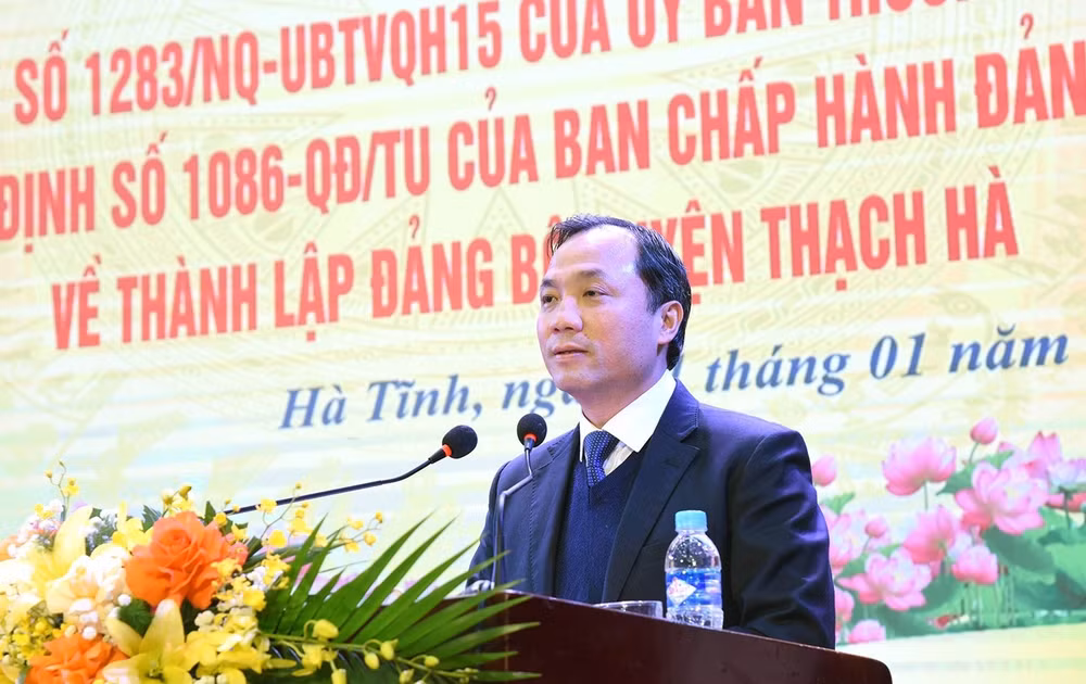 ha tinh cong bo nghi quyet cua quoc hoi ve sap xep don vi hanh chinh cap huyen cap xa hinh 3