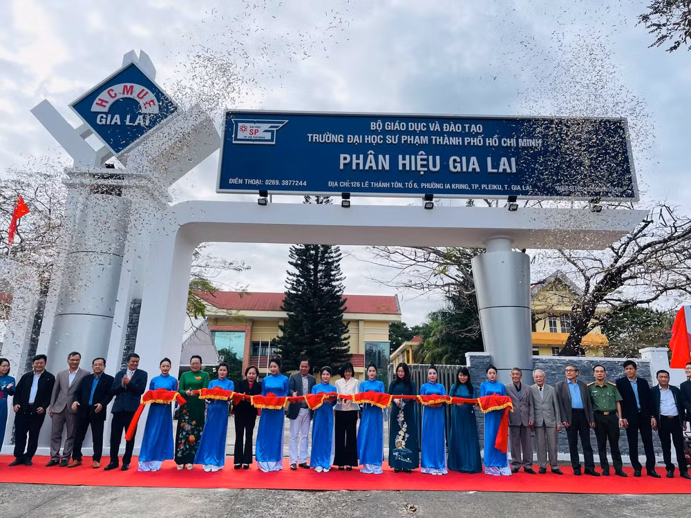 truong dai hoc su pham thanh pho ho chi minh thanh lap phan hieu tai gia lai hinh 1