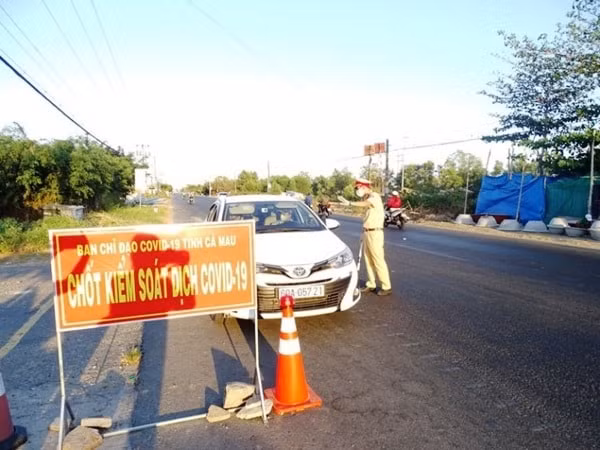 Một chốt kiểm soát dịch COVID-19 ở Cà Mau. Ảnh: minh họa. Nguồn: camau.gov.vn