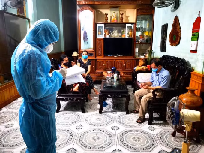 Tối 5/6, Thanh Hoá ghi nhận 1 trường hợp tái dương tính với Covid-19 tại huyện Hoằng Hoá. Ảnh: CDC Thanh Hoá