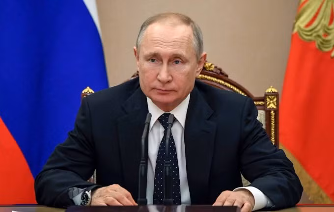 Tổng thống Nga Vladimir Putin phản đối yếu tố bên ngoài trong tranh chấp biên giới giữa Ấn Độ và Trung Quốc - Ảnh: AFP