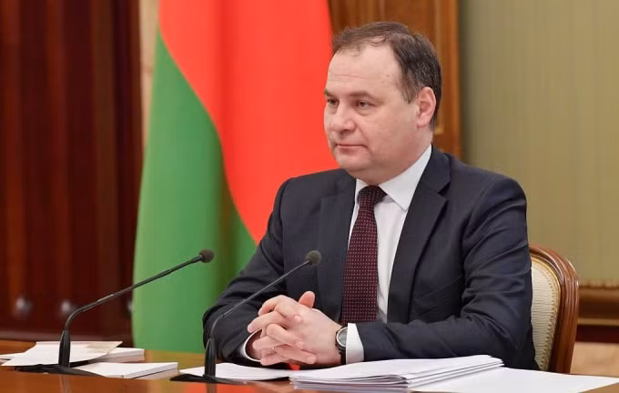 Thủ tướng Belarus Roman Golovchenko. Ảnh: TASS