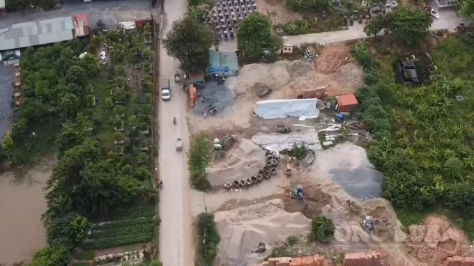 Vi phạm tại khu vực tổ 5 + 6 của phường Yên Nghĩa được chính quyền 