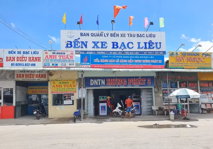 Bạc Liêu cho tạm dừng hoạt động vận tải hành khách liên tỉnh. (Ảnh: Minh Luân)