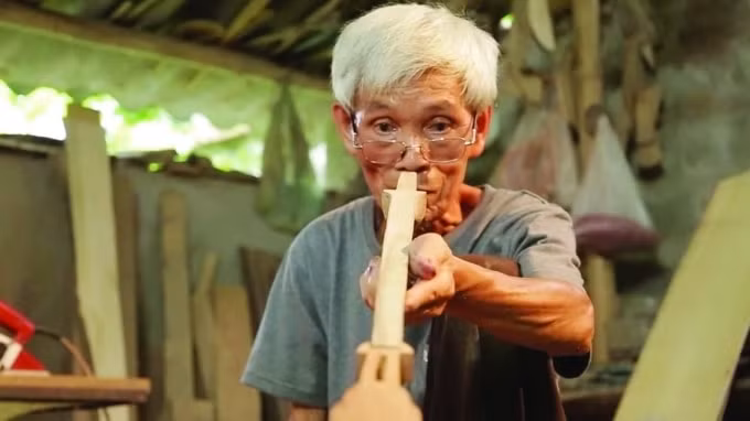 Nghệ nhân Đào Văn Soạn. Ảnh: T.L