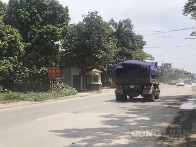 Đoàn xe quá tải ngang nhiên 