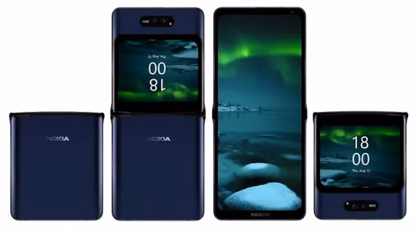 nokia sap trinh lang smartphone man hinh gap 2720 flip duo hinh 1