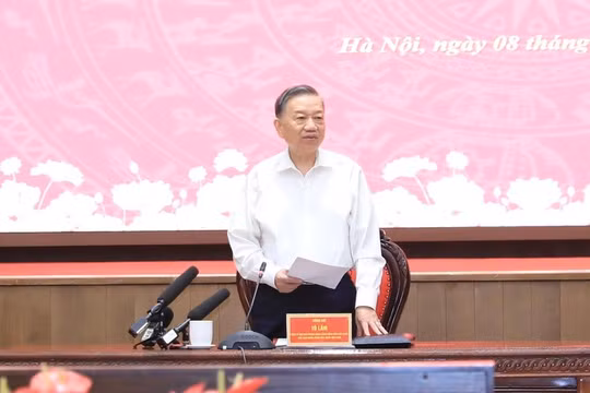 Tổng Bí thư, Chủ tịch nước Tô Lâm phát biểu. Ảnh: HNP