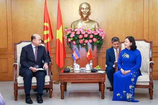Việt Nam và Campuchia đẩy mạnh hợp tác, giao lưu thanh niên