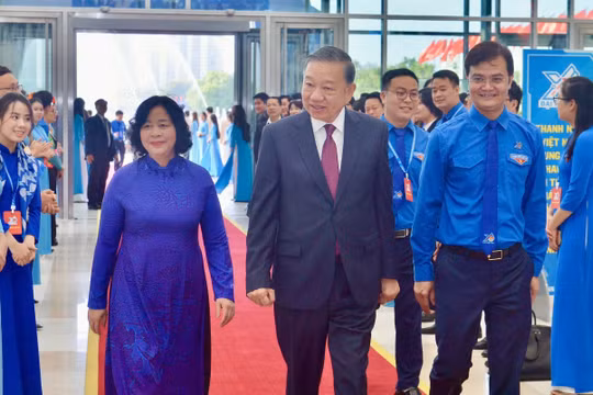 Tổng Bí thư, Chủ tịch nước Tô Lâm dự Phiên trọng thể Đại hội Đoàn TNCS Hồ Chí Minh lần thứ XIII