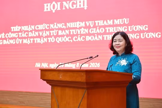 Đưa bộ máy tham mưu chiến lược về dân vận về 'ngôi nhà chung' đại đoàn kết
