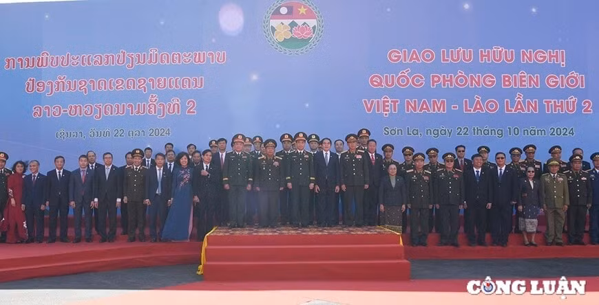 hai bo truong chu tri giao luu huu nghi quoc phong bien gioi viet nam lao lan thu hai hinh 3