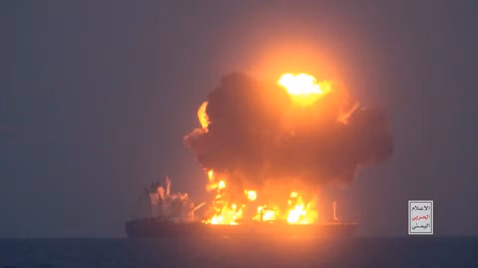 houthi cong bo video dot tau cho dau treo co hy lap o bien do hinh 1