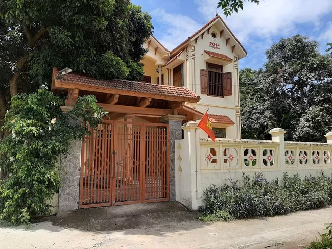 Ngôi nhà của hộ gia đình là Lê Thị Thọ - hộ cận nghèo năm 2020 của xã Yên Thọ.