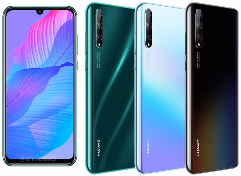 Huawei P Smart S có ba tùy chọn màu sắc.