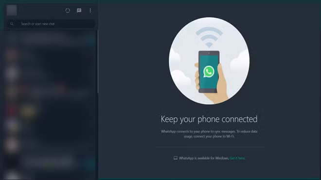 Người dùng có thể tải ứng dụng WhatsApp vốn đã được áp dụng chế độ tối.