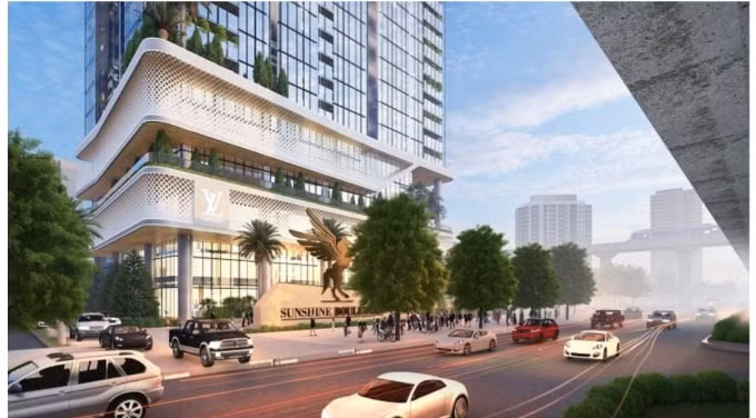 Sunshine Boulevard tọa lạc tại vị trí đắc địa, giao điểm 4 tầng giao thông tại quận Thanh Xuân.