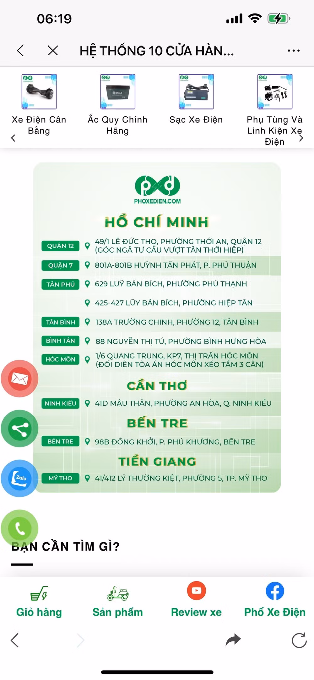 loat sai pham cua pho xe dien ban xe dien co chat luong khong phu hop voi quy chuan hinh 1