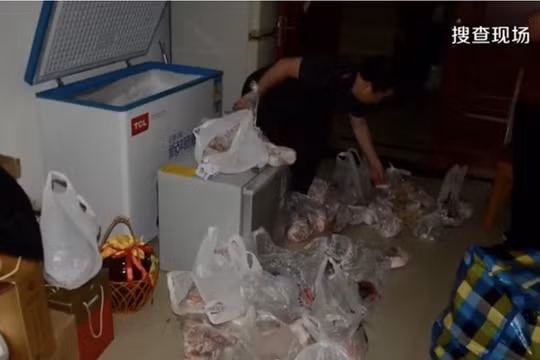 Trung Quốc: Gà “nhồi” vàng thỏi được tìm thấy trong tủ đông của một quan chức
