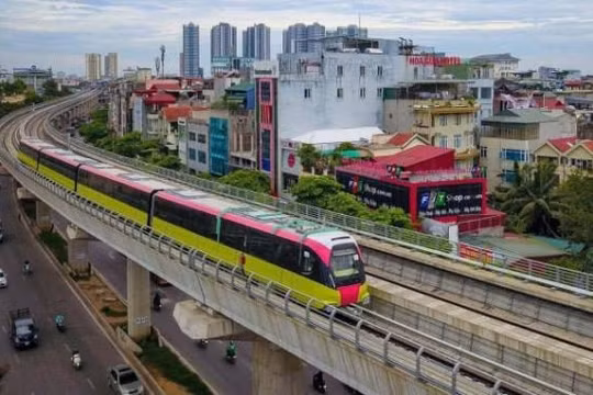Kiến nghị nâng mức đầu tư tuyến đường sắt đô thị Nhổn - ga Hà Nội