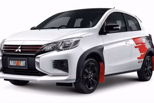 Mitsubishi Mirage Ralliart ra mắt tại Thái Lan, sở hữu ngoại thất thể thao