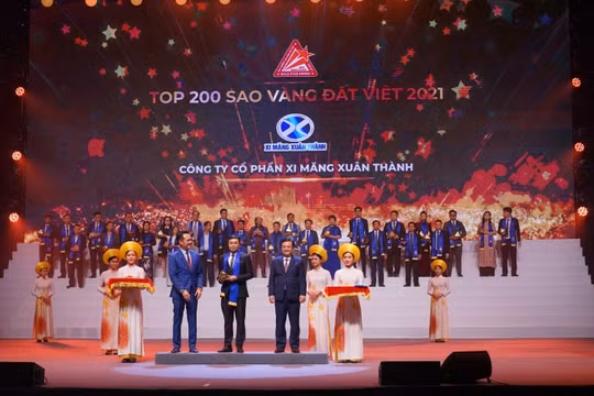 Xi măng Xuân Thành lần thứ 3 nhận giải thưởng Sao Vàng đất Việt