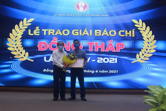 Giải báo chí tỉnh Đồng Tháp lần V năm 2022 sẽ nhận tác phẩm đến hết ngày 5/3/2022