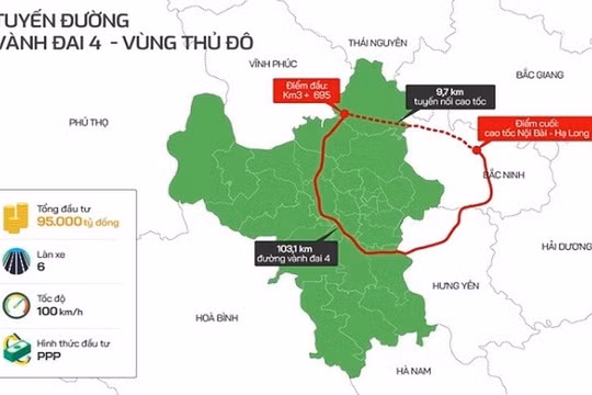 Hà Nội đẩy nhanh tốc độ giải quyết hồ sơ dự án đường Vành đai 4