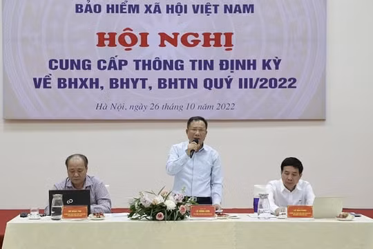 BHXH Việt Nam tổ chức Hội nghị cung cấp thông tin định kỳ về BHXH, BHYT, BHTN quý III/2022