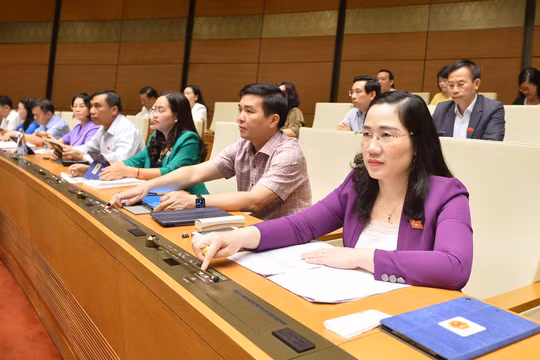 Quốc hội biểu quyết thông qua Nghị quyết về dự toán ngân sách Nhà nước năm 2023