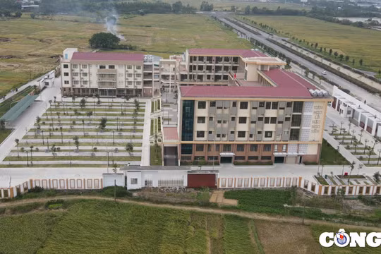 Bắc Ninh: Trường THCS trọng điểm huyện Tiên Du đã hoàn thành và đưa vào sử dụng