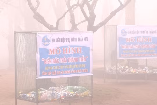 Độc đáo mô hình "Biến rác thải thành tiền” tại Đền Nưa - Am Tiên
