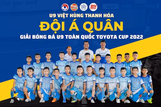 Đội Bóng đá U9 Thanh Hoá được tặng Bằng khen