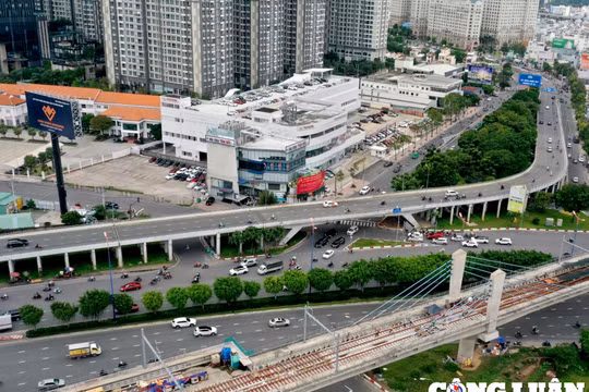 Đề xuất cấm xe chạy dưới cầu vượt Nguyễn Hữu Cảnh 45 ngày