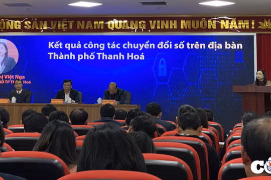 Thanh Hoá: 94 xã, phường, thị trấn hoàn thành các tiêu chí trong mô hình chuyển đổi số