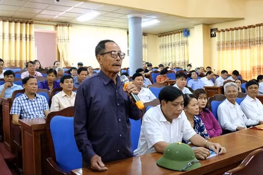 Nhân dân được tham gia ý kiến vào Dự thảo kế hoạch phát triển KT-XH của cấp xã